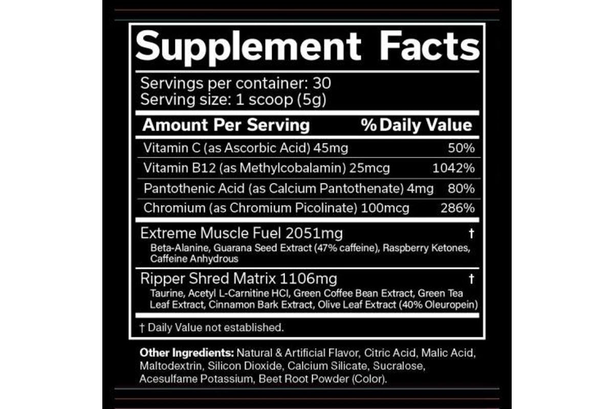 JNX Sports The Curse! 250g With Free shaker