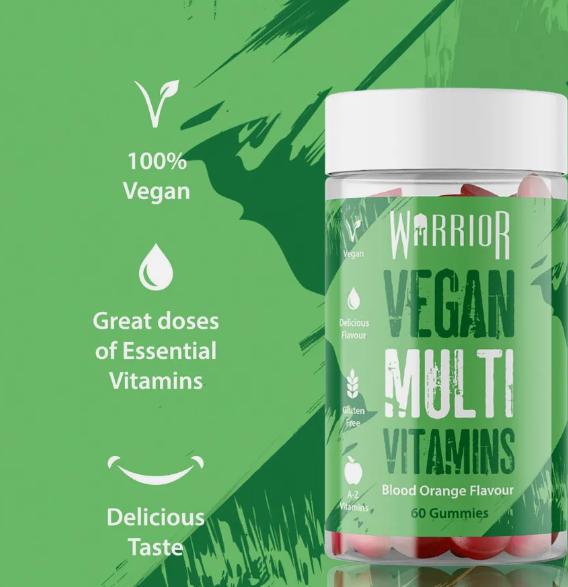 Warrior Vegan Multi-Vit Gummies 60 Gummies