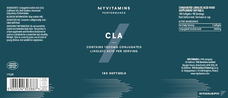 MyProtein MyVitamins CLA 1600mg