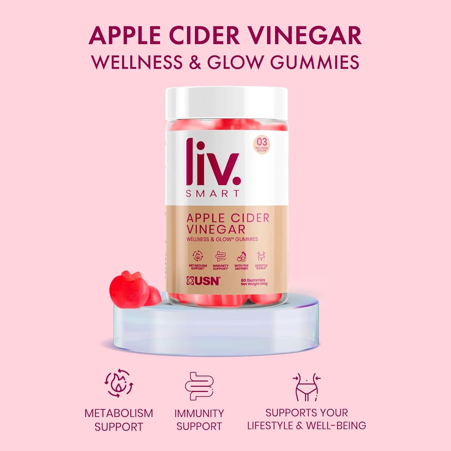 USN Apple Cider Vinegar Gummies