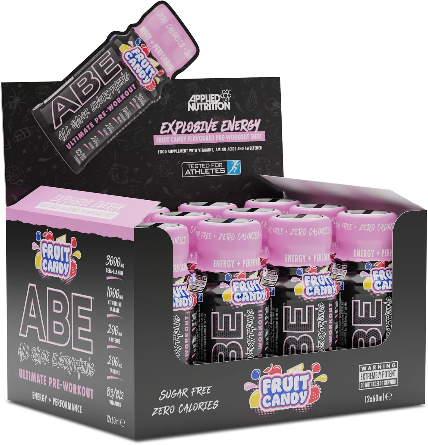 ABE Ultimate Pre Workout Shot 12x 60ml