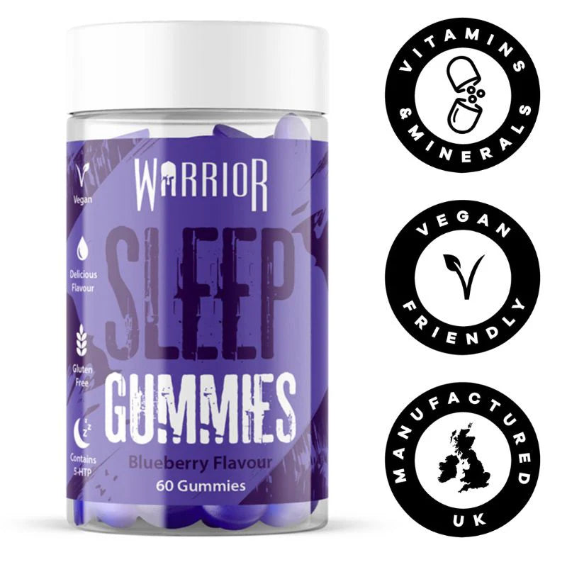 1 Warrior Sleep Gummies x 60 blueberry flavour Healthcare Fitness