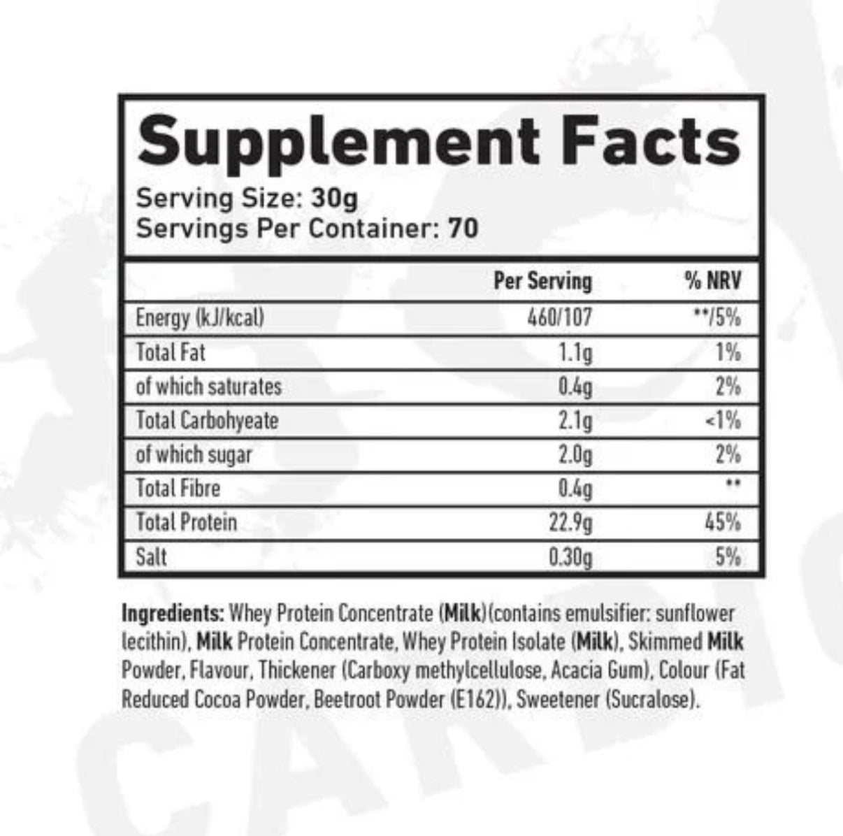 ALL THE WHEY UP PROTEIN