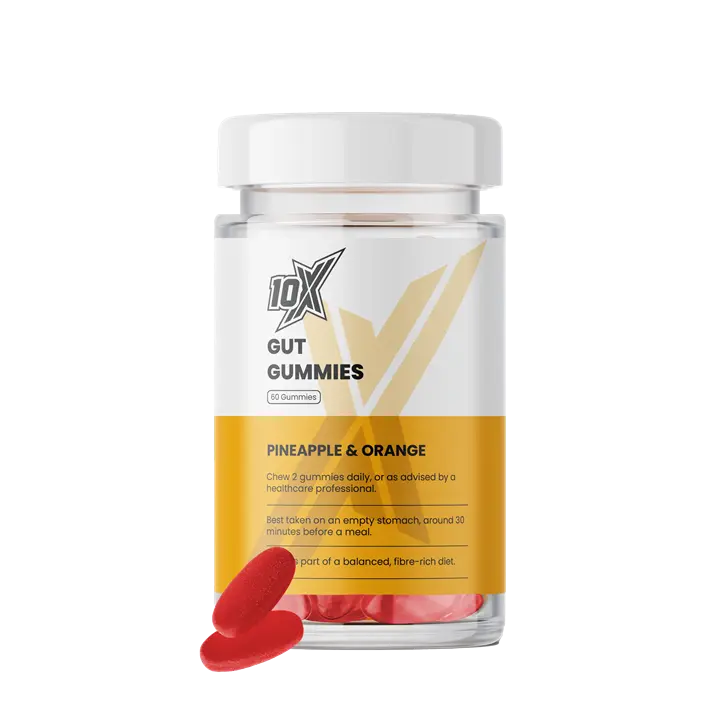 10X ATHLETIC GUT GUMMIES 60SOFTGELS (PINEAPPLE & ORANGE)