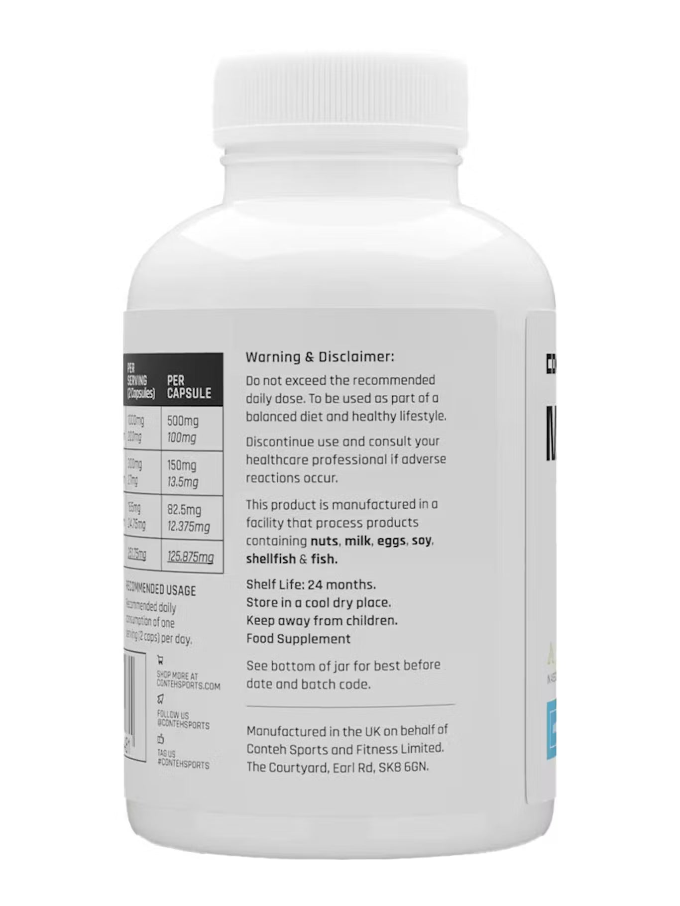 Conteh Sports Magnesium (Tri Magnesium Complex)