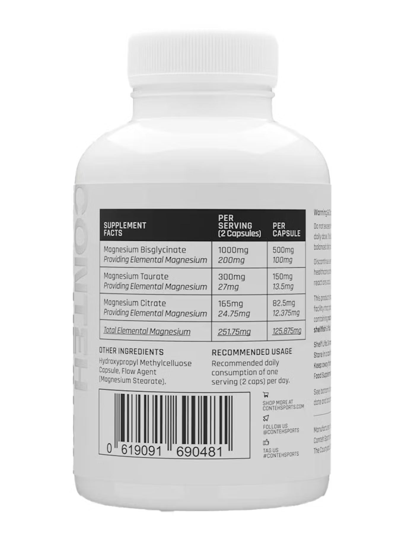 Conteh Sports Magnesium (Tri Magnesium Complex)