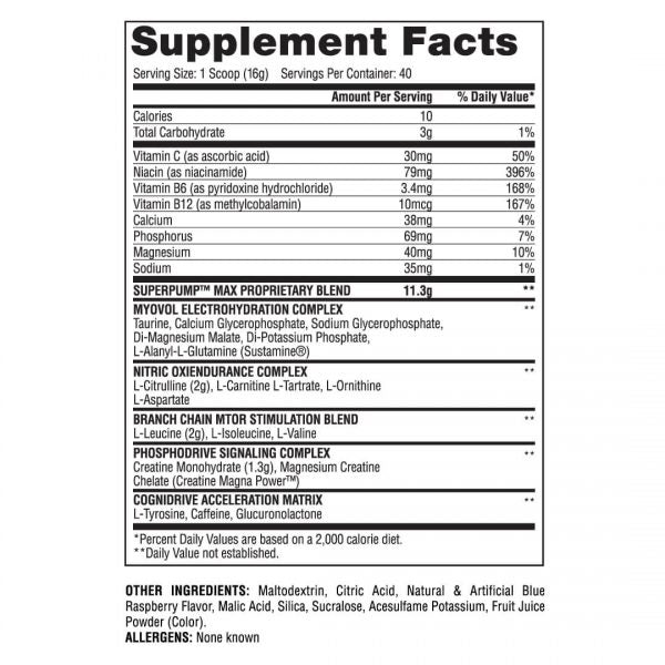 Gaspari Nutrition SuperPump Max 640g (WATERMELON)