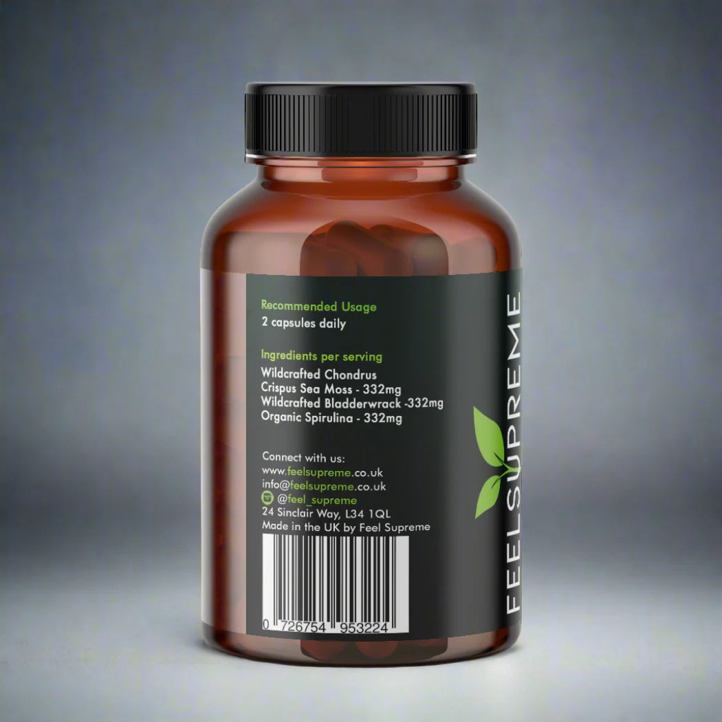 Feel Supreme Seamoss with Bladderwrack and Spirulina | Detox Blend
