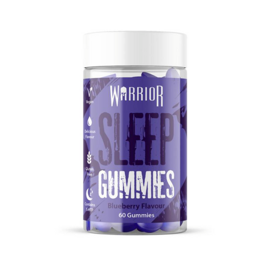 1 Warrior Sleep Gummies x 60 blueberry flavour Healthcare Fitness