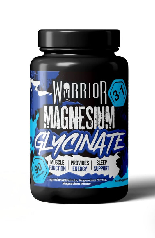 Warrior Magnesium Glycinate – 3-in-1 Capsules (90)