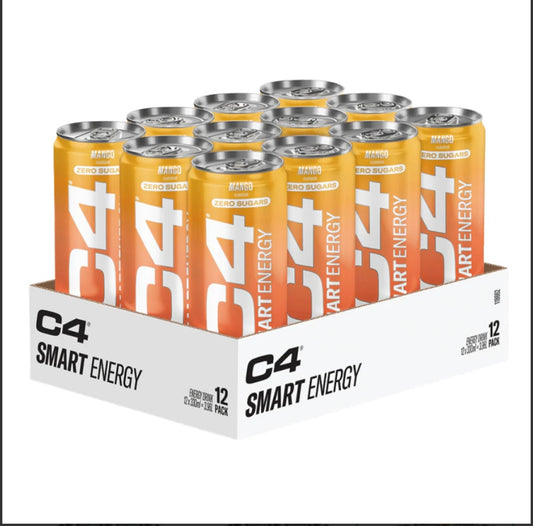 CELLUCOR C4 SMART ENERGY CARBONATED 12X330ML