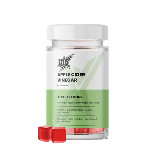 10X ATHLETIC APPLE CIDER VINEGAR GUMMIES 60 SOFTGELS
(APPLE)