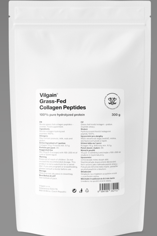 Vilgain Grass-Fed Collagen Peptides 300g