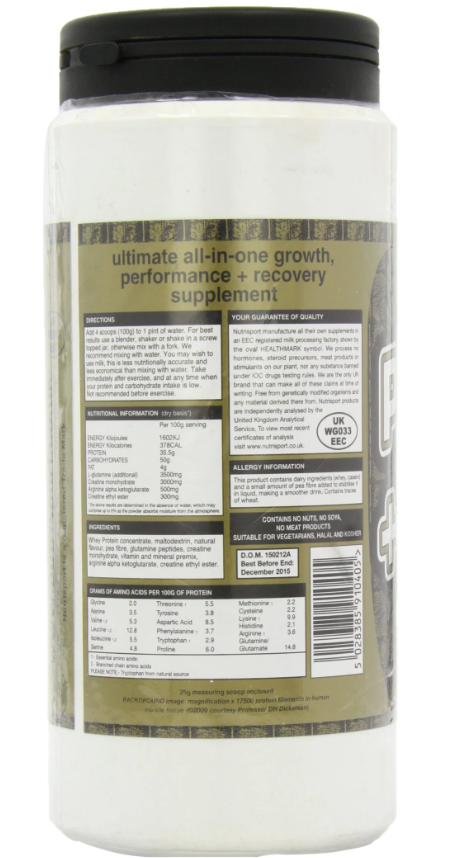 NutriSport Protein & Complex Carbs 700g Chocolate