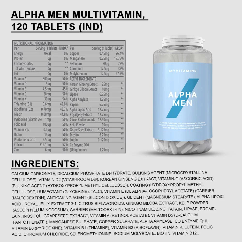 MyProtein Alpha Men Super Multi Vitamin